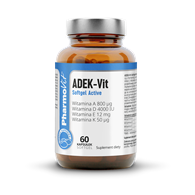 ADEK-Vit Softgel Active 60 kaps | Clean Label Pharmovit