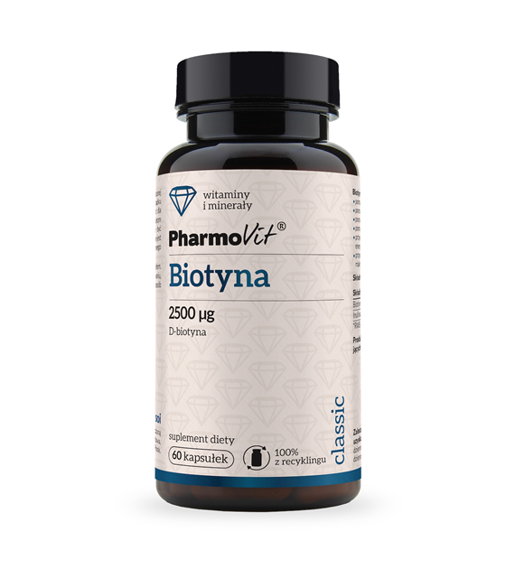 Biotyna 2500 µg 60 kaps | Classic Pharmovit