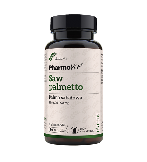 Saw palmetto Palma sabałowa 400 mg 90 kaps | Classic Pharmovit