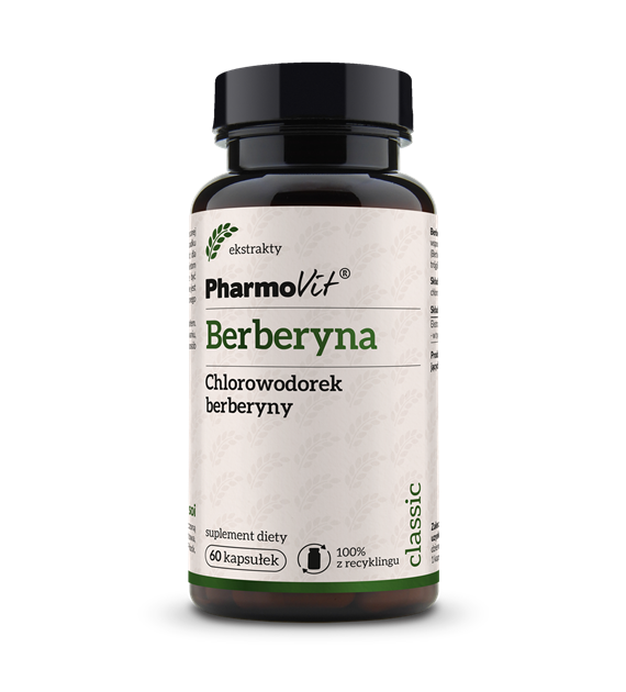 Berberyna Chlorowodorek berberyny 388 mg 60 kaps | Classic Pharmovit