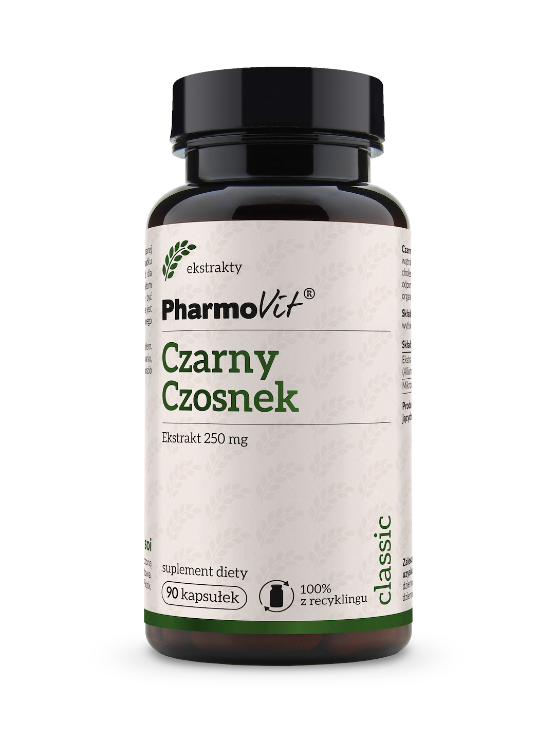 Czarny czosnek 250 mg 90 kaps | Classic Pharmovit