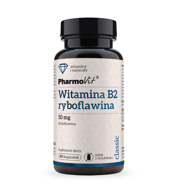 B2 ryboflawina 50 mg 60 kaps | Classic Pharmovit