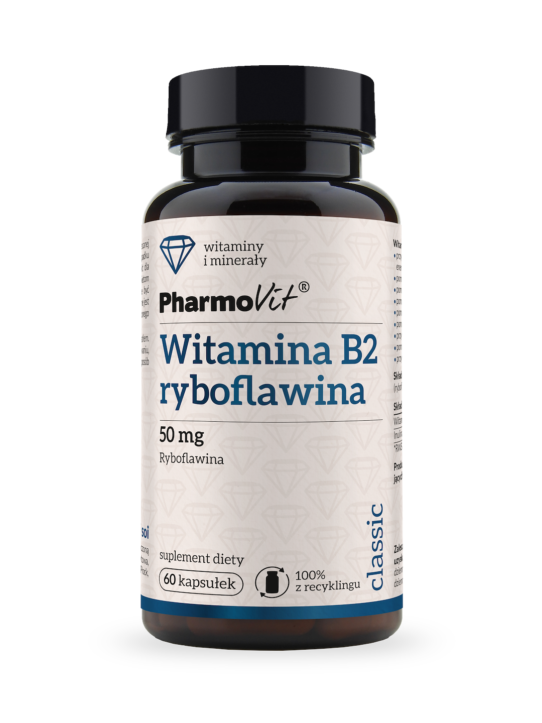 B2 ryboflawina 50 mg 60 kaps | Classic Pharmovit