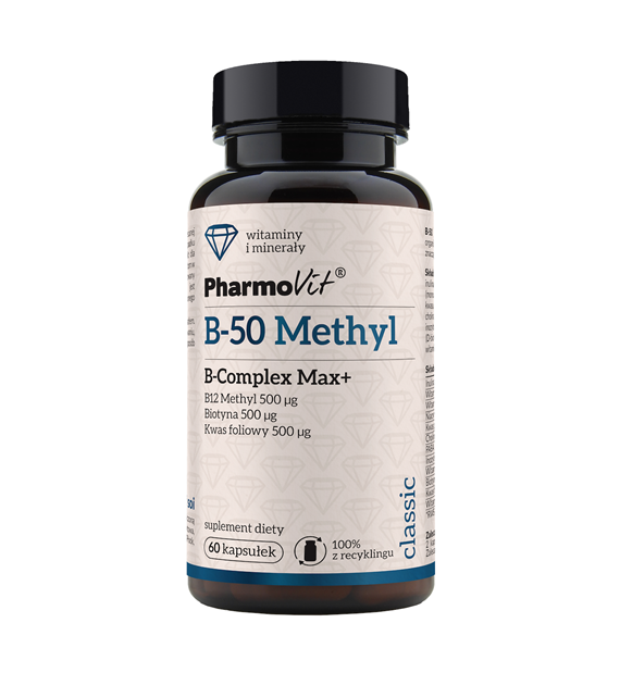 B-50 Methyl B-complex Max+ 60 kaps | Classic Pharmovit