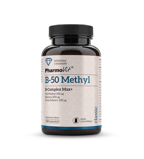 B-50 Methyl B-complex Max+ 120 kaps | Classic Pharmovit