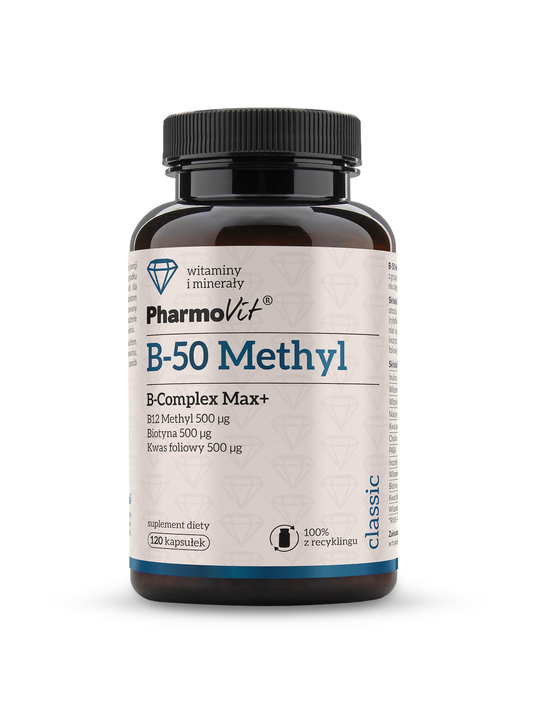 B-50 Methyl B-complex Max+ 120 kaps | Classic Pharmovit