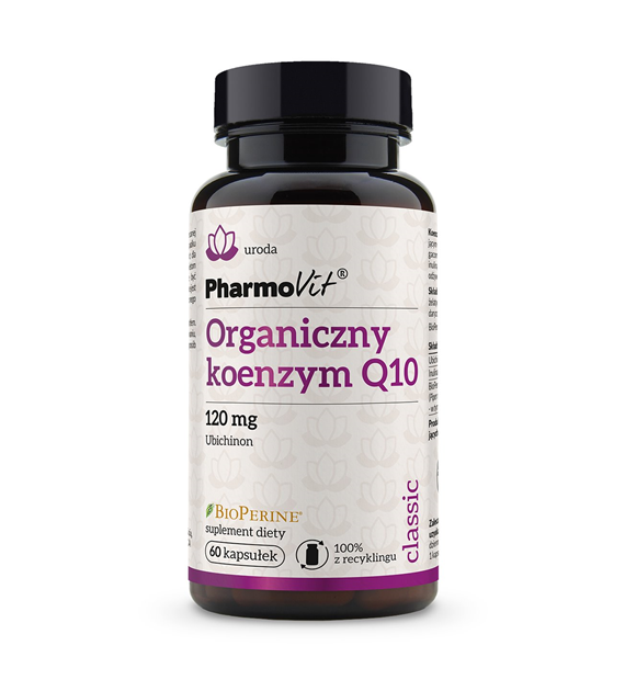Organiczny koenzym Q10 120 mg 60 kaps | Classic Pharmovit