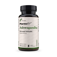 Ashwagandha Żeń-szeń indyjski 4:1 400 mg 90 kaps | Classic Pharmovit