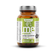 Memvit™ pamięć i koncentracja 60 vege kaps | Herballine™ Pharmovit