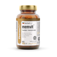 Memvit™ pamięć i koncentracja 60 vege kaps | Herballine™ Pharmovit