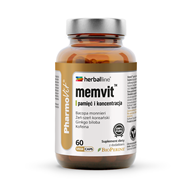 Memvit™ pamięć i koncentracja 60 vege kaps | Herballine™ Pharmovit