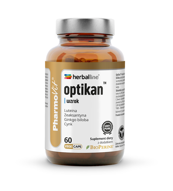 Optikan™ wzrok 60 vege kaps | Herballine™ Pharmovit