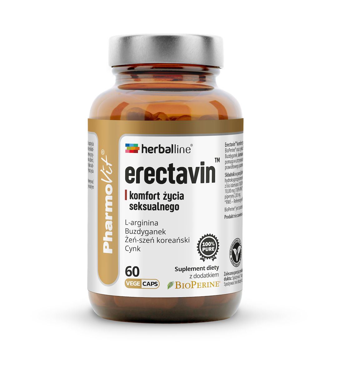 Erectavin™ komfort życia seksualnego 60 vege kaps | Herballine™ Pharmovit