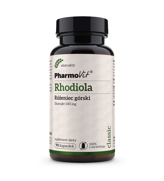 Rhodiola Różeniec górski 4:1 140 mg 90 kaps | Classic Pharmovit