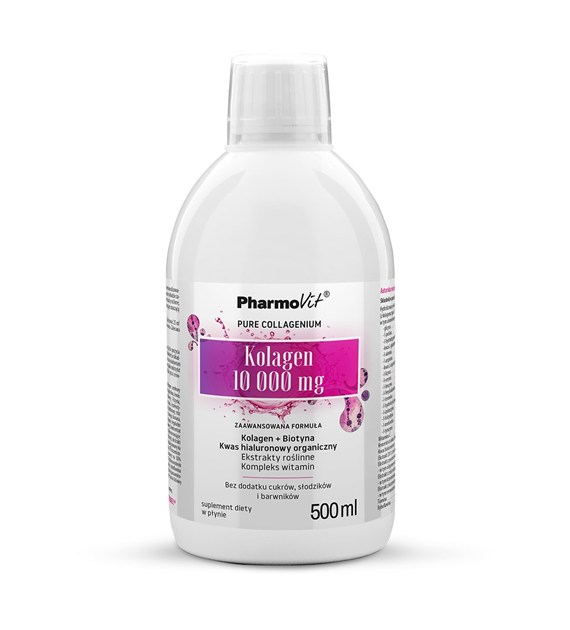 Kolagen 10 000 mg Zaawansowana formuła płyn 500 ml | Pharmovit
