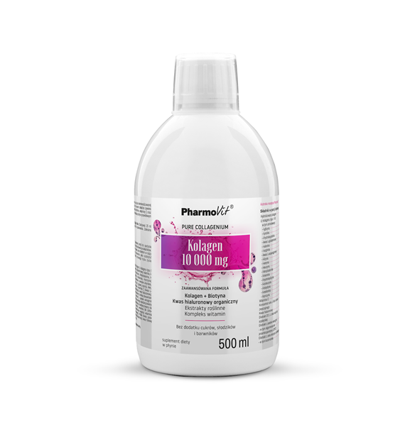 Kolagen 10 000 mg Zaawansowana formuła płyn 500 ml | Pharmovit