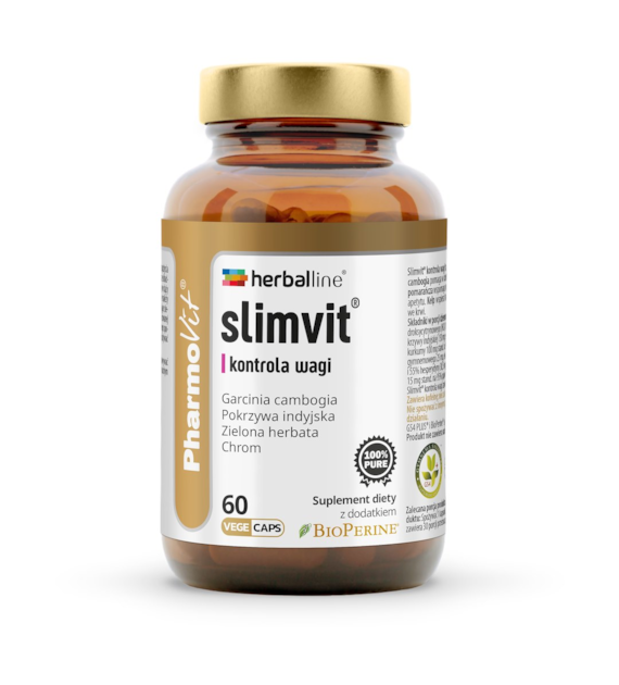 Slimvit™ kontrola wagi 60 vege kaps | Herballine™ Pharmovit