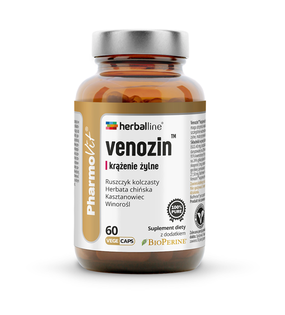 Venozin™ krążenie żylne 60 vege kaps | Herballine™ Pharmovit