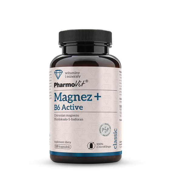 Magnez + B6 Active 120 kaps | Classic Pharmovit