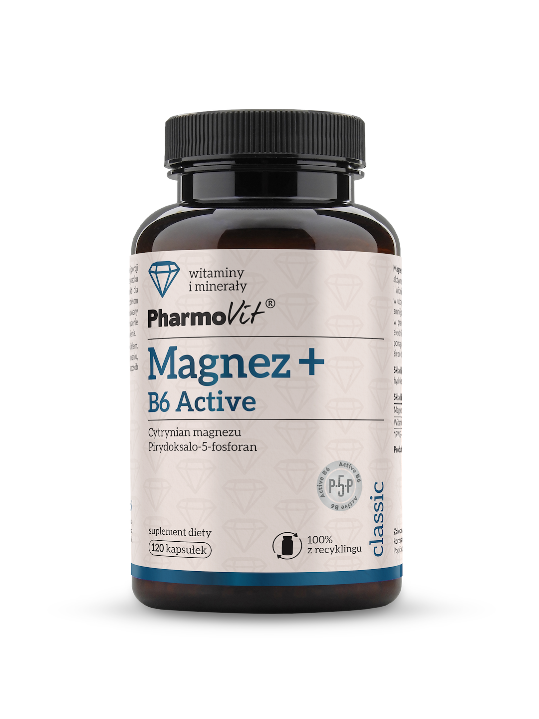 Magnez + B6 Active 120 kaps | Classic Pharmovit