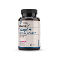 Wapń + K2 + D3 lanolin™ 120 kaps | Classic Pharmovit