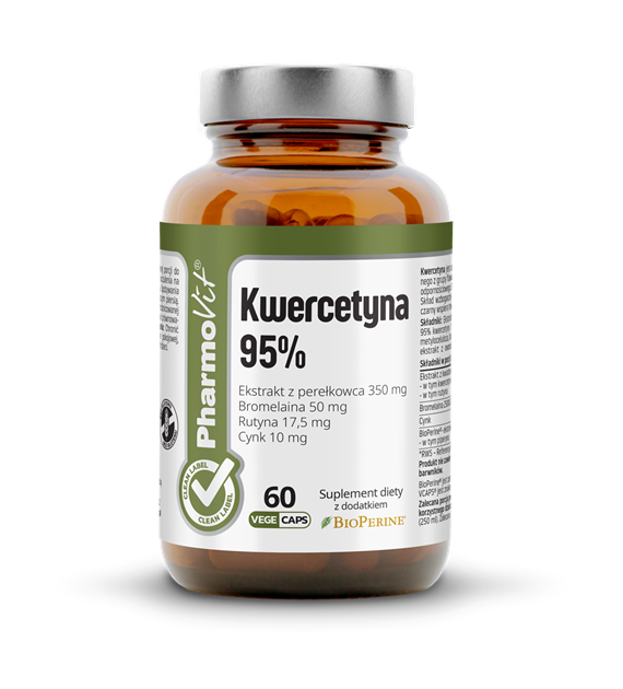 Kwercetyna 95% 60 kaps Vege | Clean Label Pharmovit