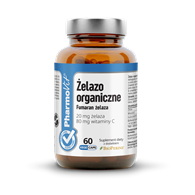 Żelazo organiczne 20 mg 60 kaps Vege | Clean Label Pharmovit