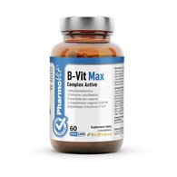 B-Vit Max Complex Active 60 kaps Vege | Clean Label Pharmovit