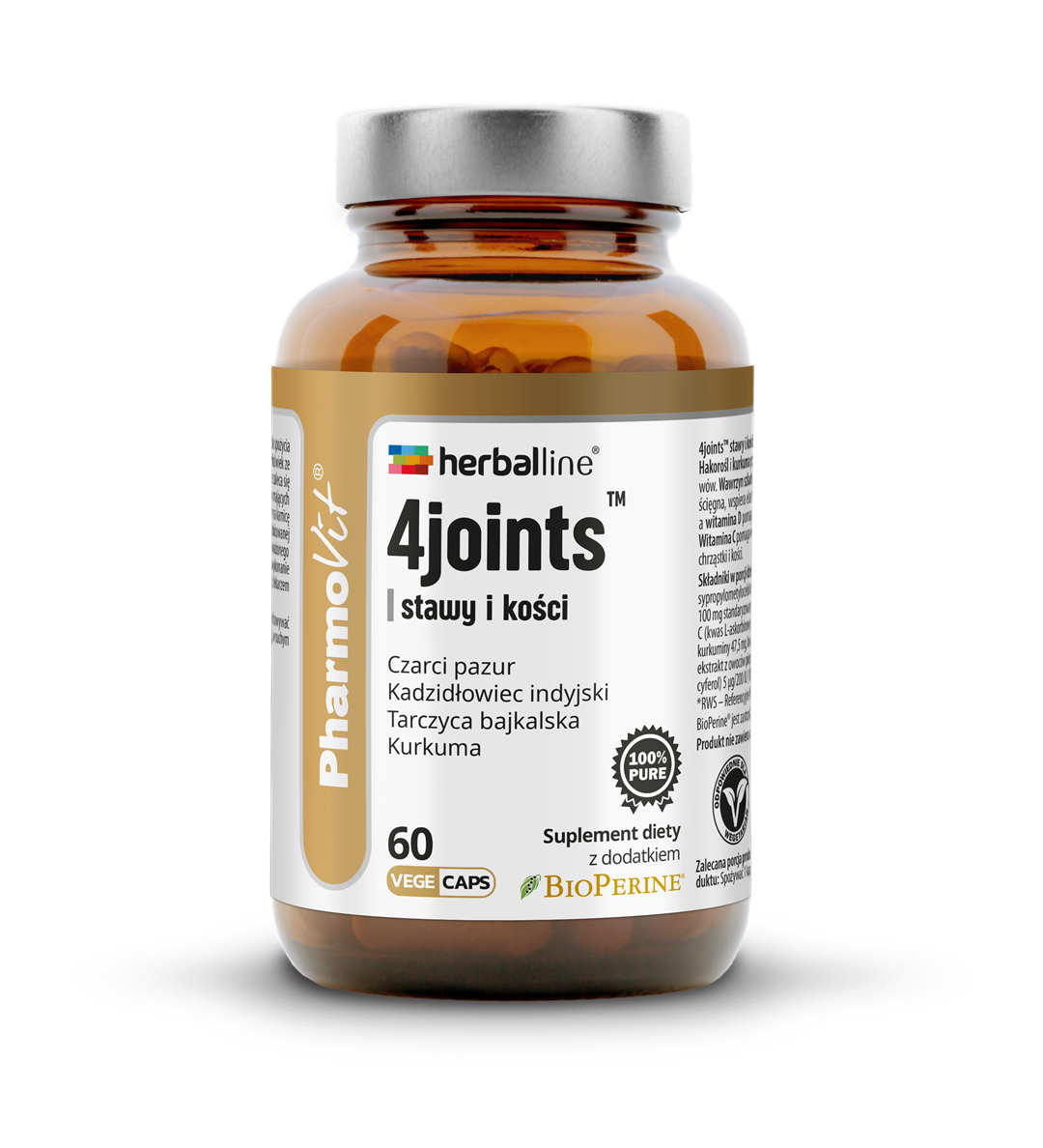 4joints™ stawy i kości 60 vege kaps | Herballine™ Pharmovit