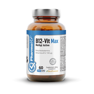 B12-Vit Max Methyl Active 60 kaps Vege | Clean Label Pharmovit