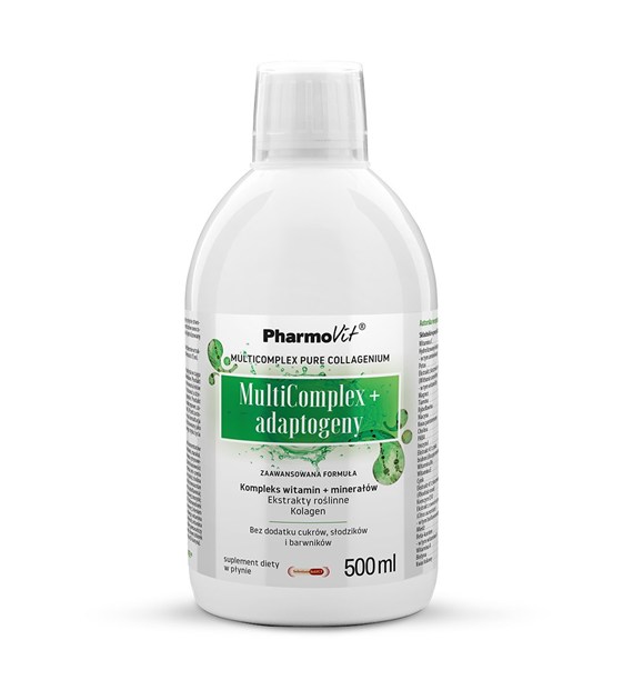 MultiComplex + adaptogeny Zaawansowana formuła płyn 500 ml | Pharmovit