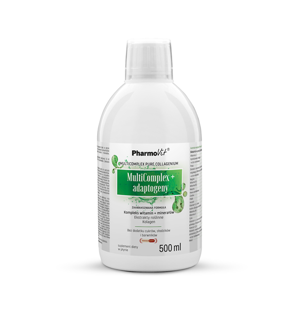 MultiComplex + adaptogeny Zaawansowana formuła płyn 500 ml | Pharmovit