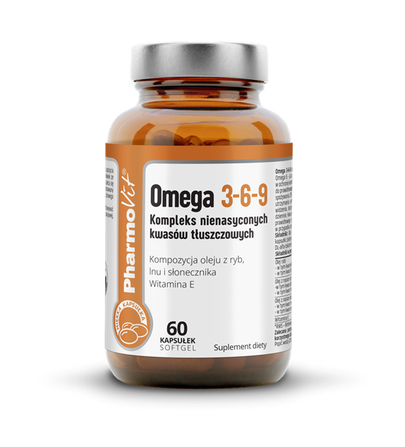 Omega 3-6-9 60 kaps Softgel | Clean Label Pharmovit