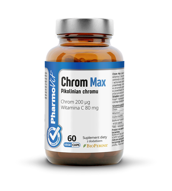 Chrom Max 200 µg 60 kaps Vege | Clean Label Pharmovit