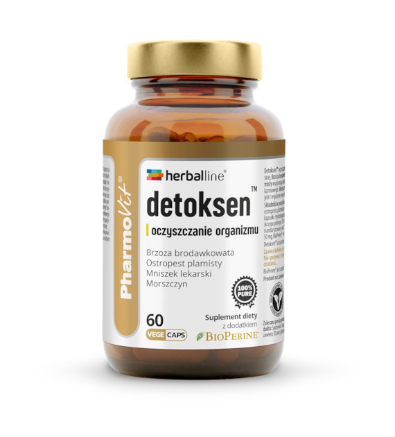 Detoksen™ oczyszczenie organizmu 60 vege kaps | Herballine™ Pharmovit