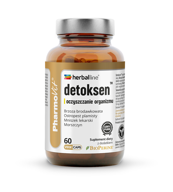 Detoksen™ oczyszczenie organizmu 60 vege kaps | Herballine™ Pharmovit