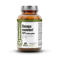 Bacopa monnieri 50% bakozydów 60 kaps Vcaps® | Clean Label Pharmovit