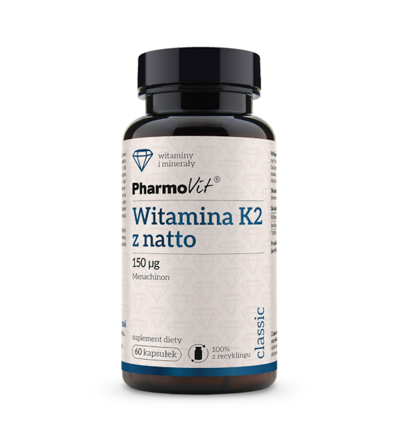 K2 z natto 150 µg 60 kaps | Classic Pharmovit