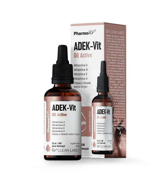 ADEK-Vit Oil Active 30 ml | Clean Label Pharmovit
