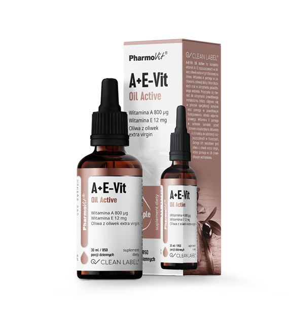 A+E-Vit Oil Active 30 ml | Clean Label Pharmovit