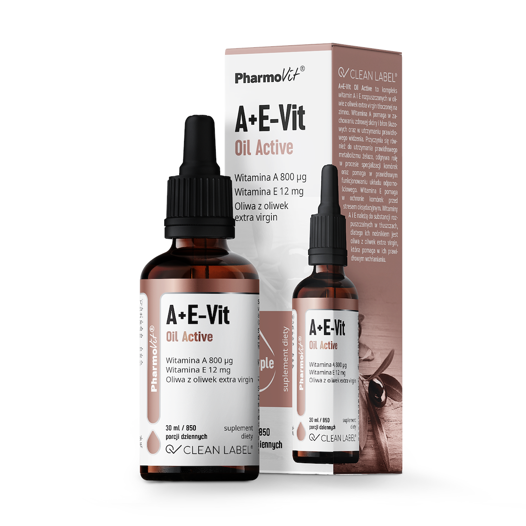 A+E-Vit Oil Active 30 ml | Clean Label Pharmovit