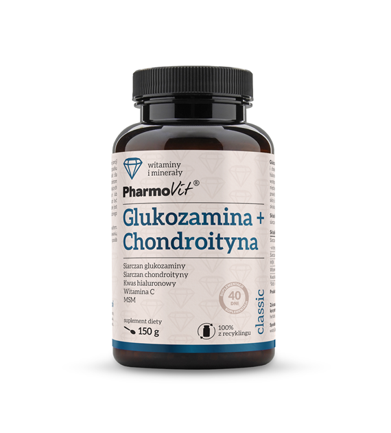 Glukozamina + Chondroityna 150 g | Classic Pharmovit