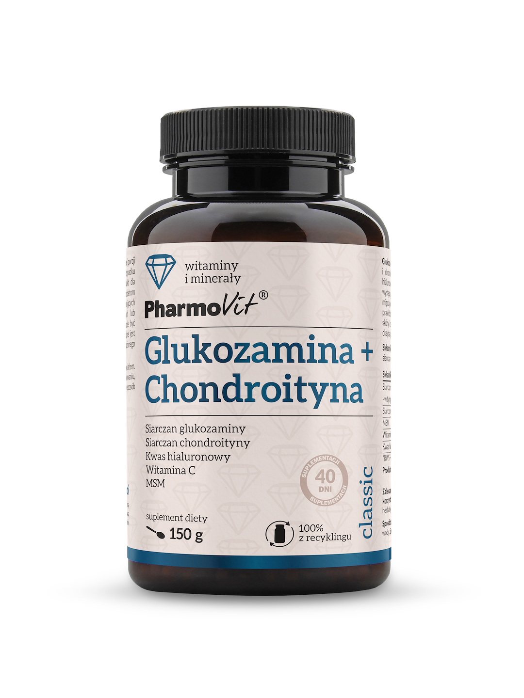 Glukozamina + Chondroityna 150 g | Classic Pharmovit