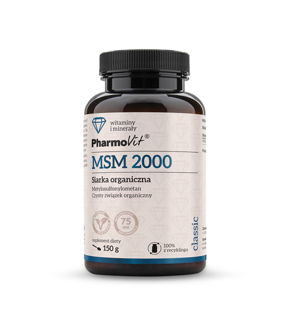MSM 2000 Siarka organiczna 150 g | Classic Pharmovit