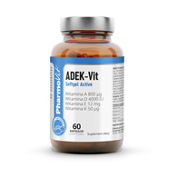 ADEK-Vit Softgel Active 60 kaps | Clean Label Pharmovit