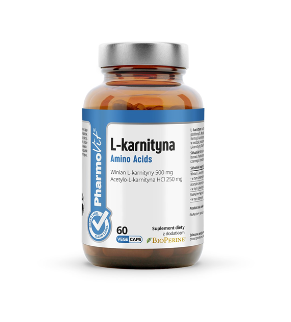 L-karnityna 60 kaps | Clean Label Pharmovit