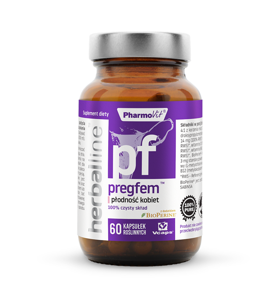 Pregfem™ płodność kobiet 60 vege kaps | Herballine™  Pharmovit