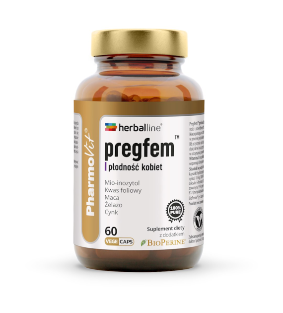Pregfem™ płodność kobiet 60 vege kaps | Herballine™  Pharmovit