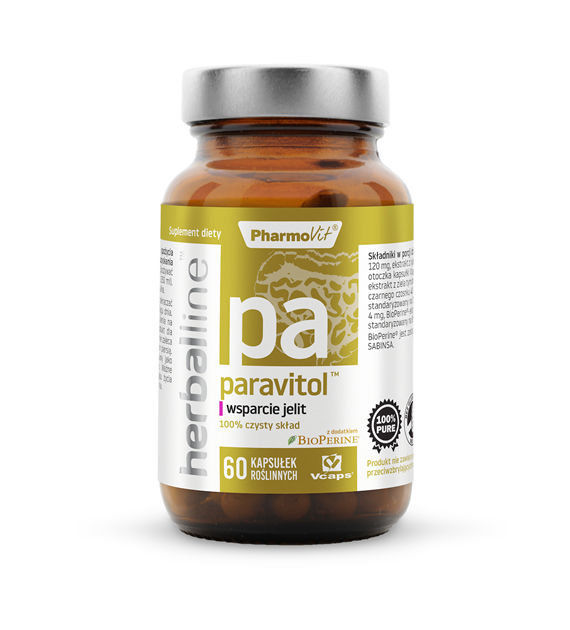 Paravitol™ wsparcie jelit 60 vege kaps | Herballine™ Pharmovit