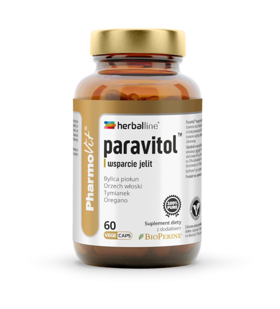 Paravitol™ wsparcie jelit 60 vege kaps | Herballine™ Pharmovit